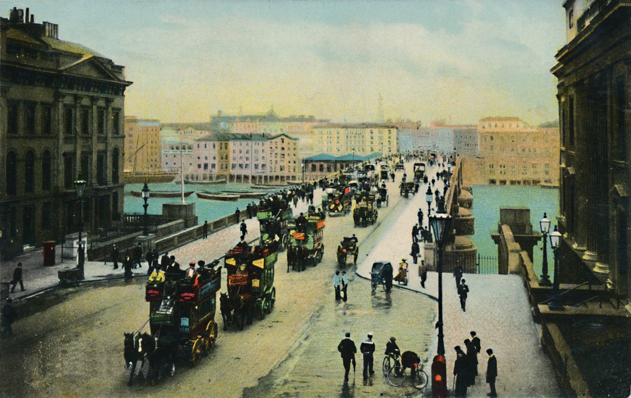 London Bridge, 1900-tallet. av Unbekannt
