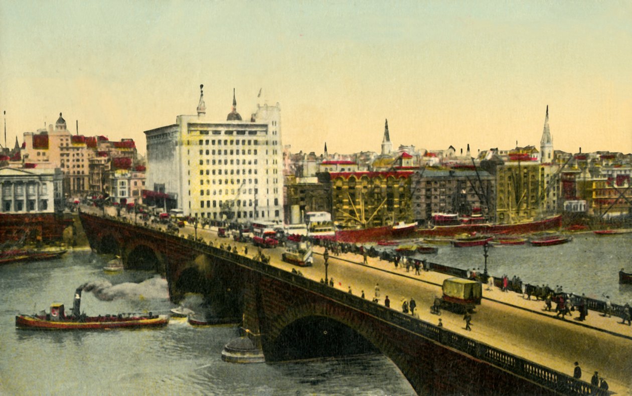 London Bridge og Adelaide House, London, 1935. av Unbekannt