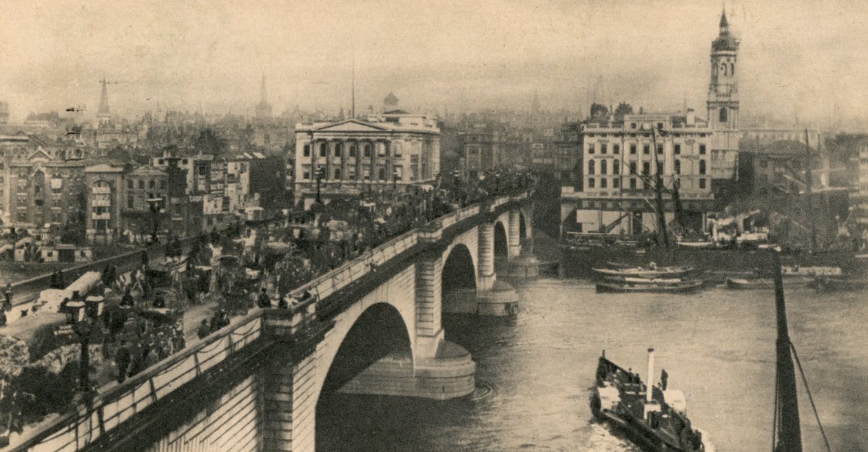 London Bridge, c1906 av Unbekannt