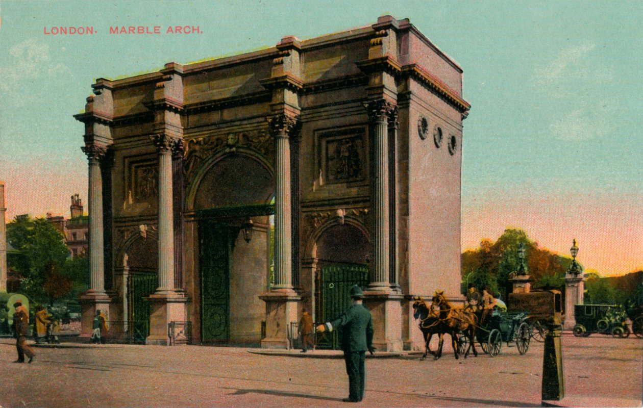 London, Marble Arch, c1906 av Unbekannt