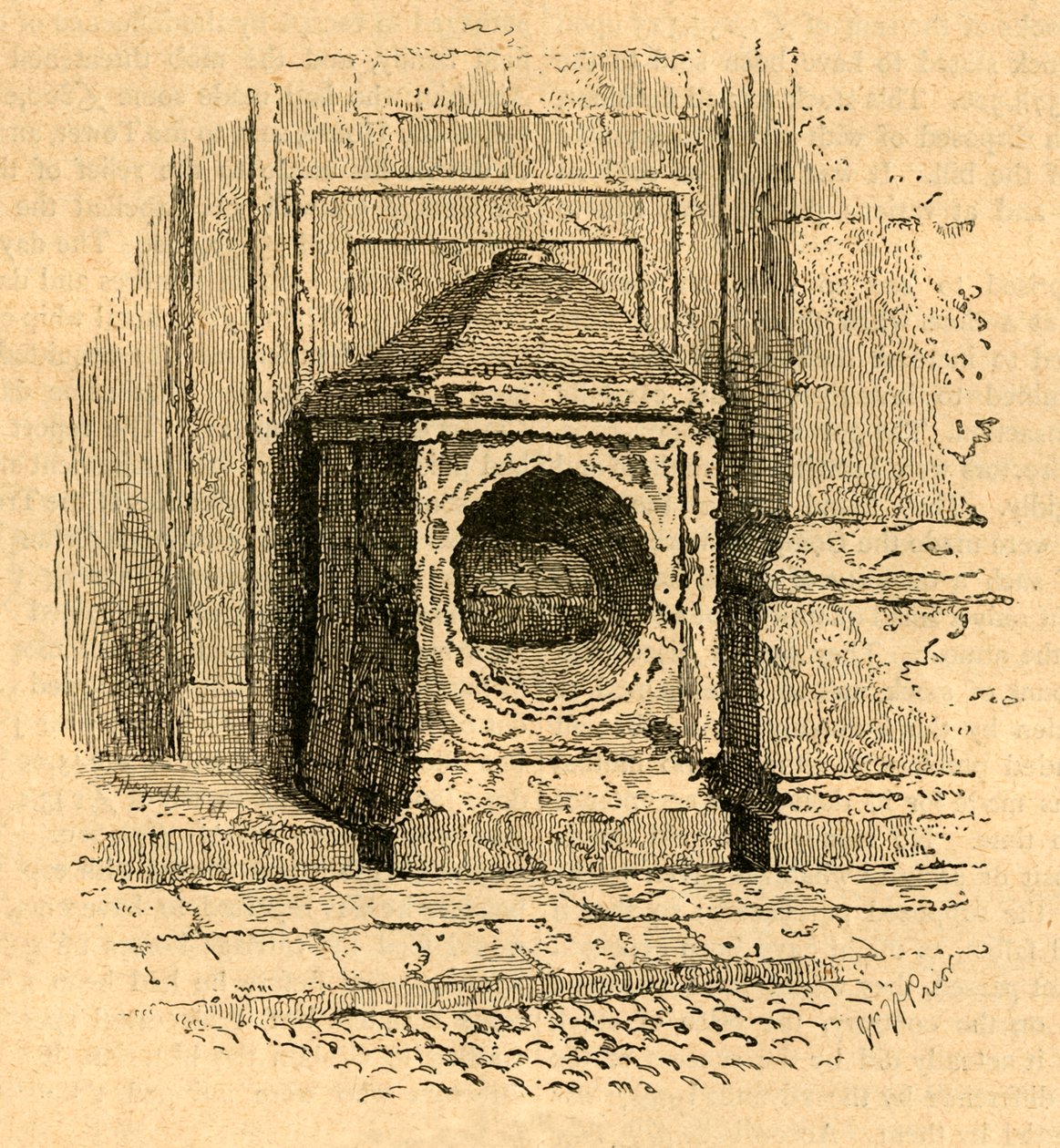 London Stone, 1897. av Unbekannt