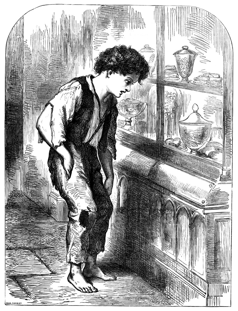 London Street Arab, 1883 av Unbekannt