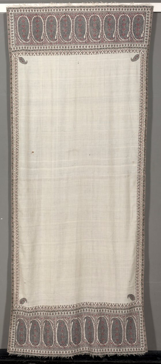Langt sjal, ca. 1815. av Unbekannt
