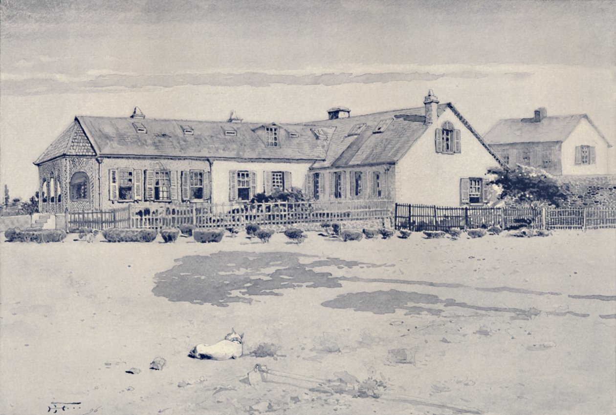 Longwood, Napoleons Residence i St. Helena, 1896 av Unbekannt