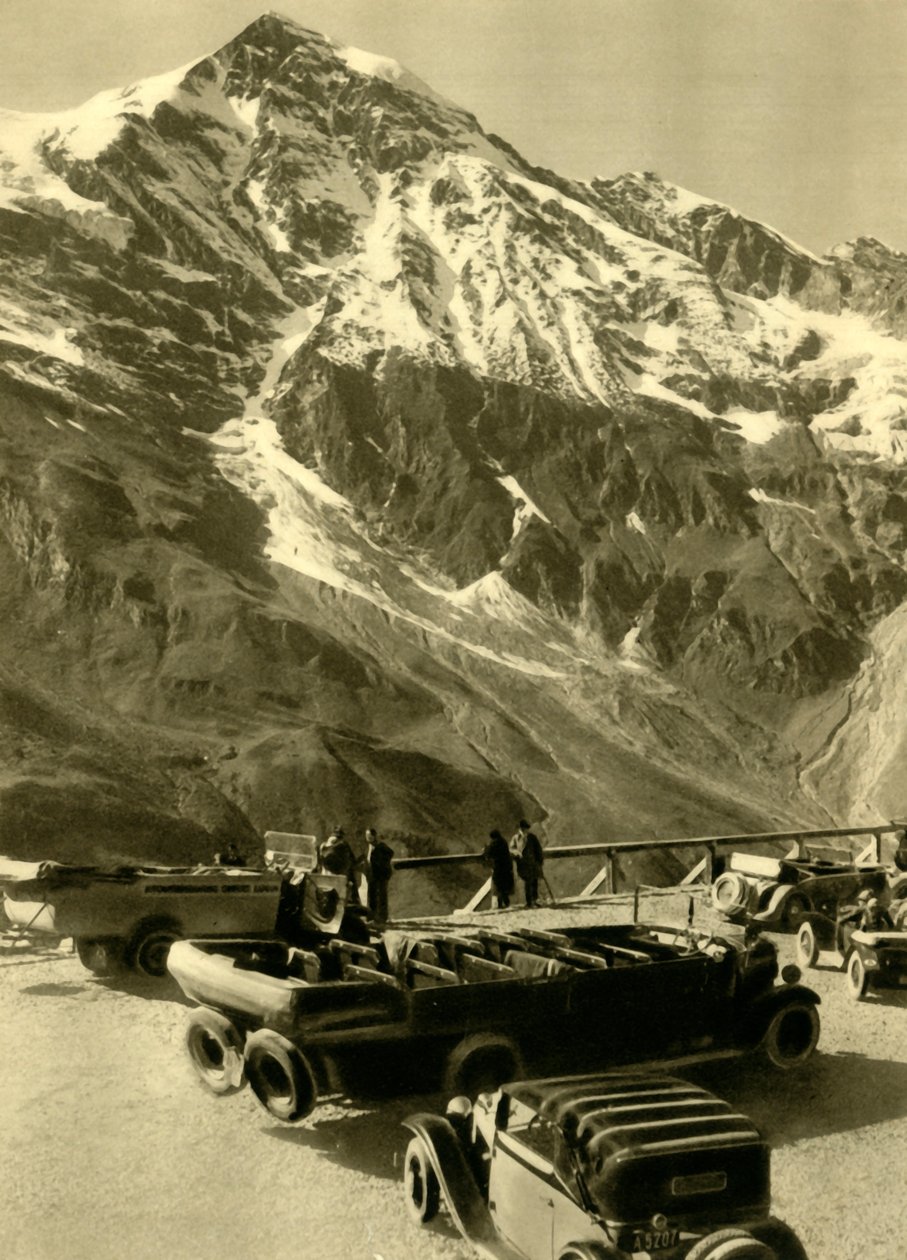 Utkikkspunkt ved Hochmais på Grossglockner Alpine Road, Østerrike, c1935. av Unbekannt