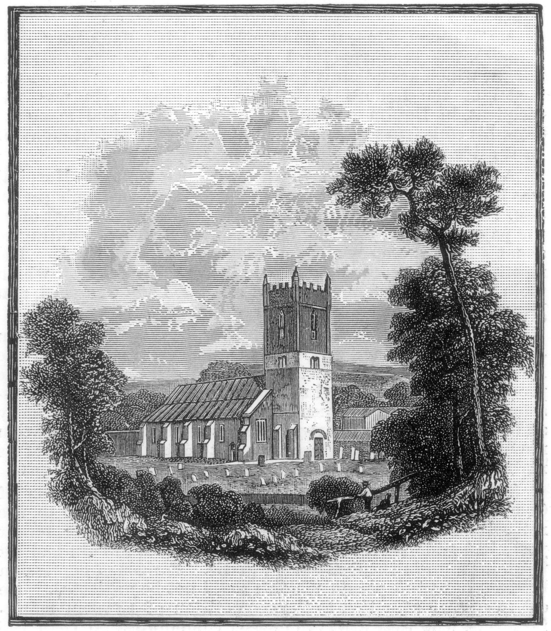 Lord Byrons gravsted, Hucknall Torkard kirke, Nottinghamshire, 1888 av Unbekannt