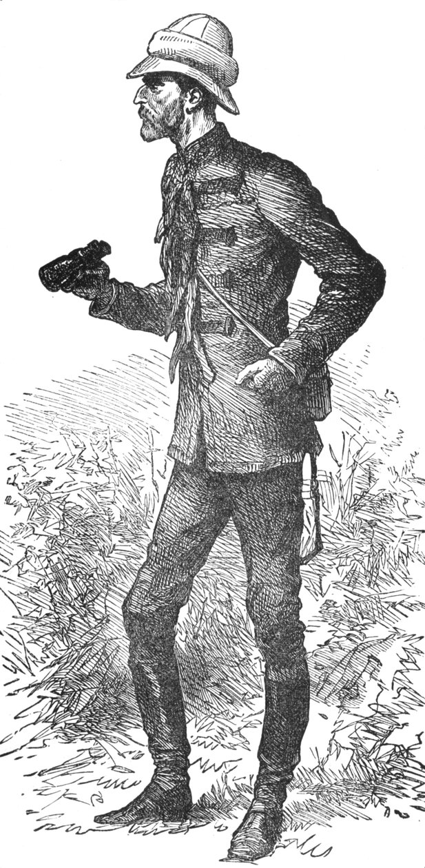 Lord Chelmsford, portrett av en offiser laget kort før slaget ved Ulundi, c1880 av Unbekannt