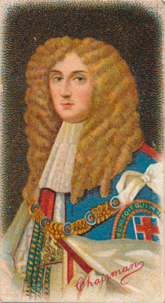 Lord Danby 1632-1712, engelsk statsmann, 1912 av Unbekannt