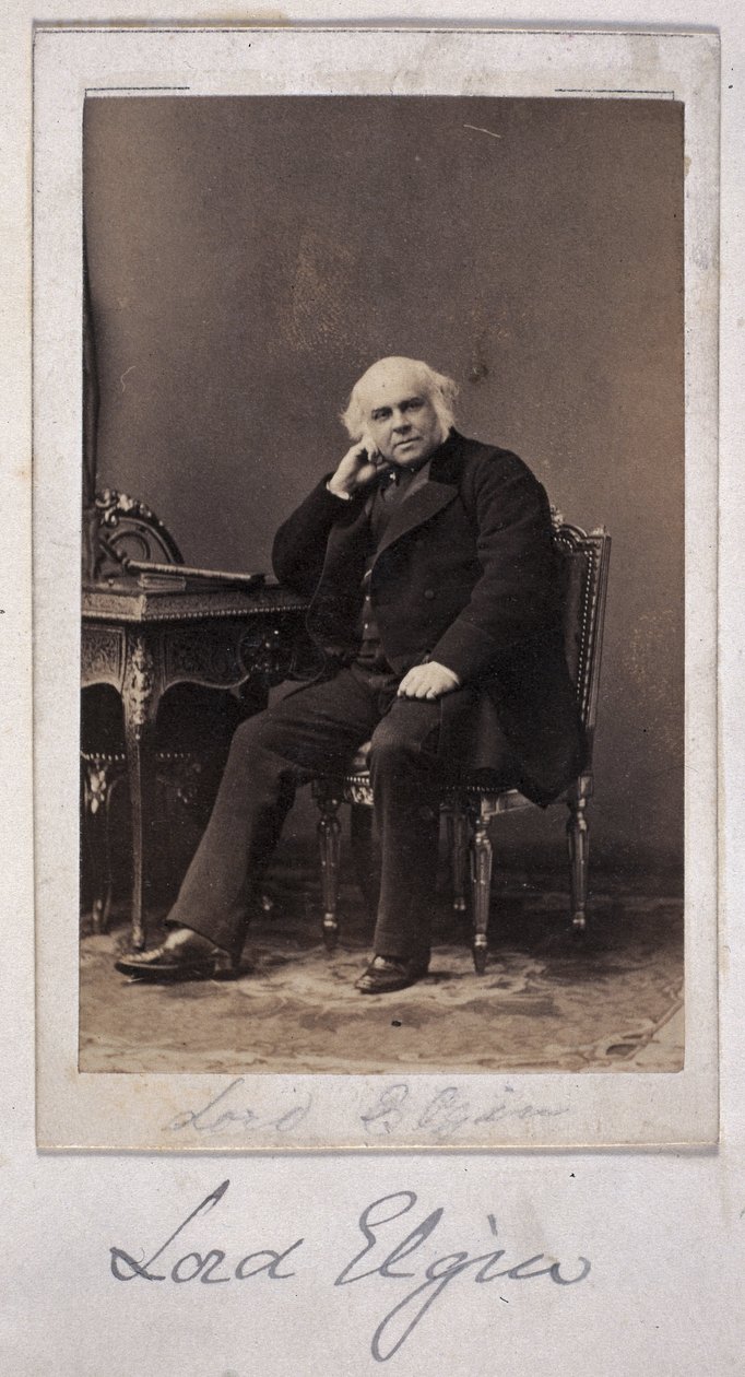 Lord Elgin , britisk diplomat, ca 1860 av Unbekannt