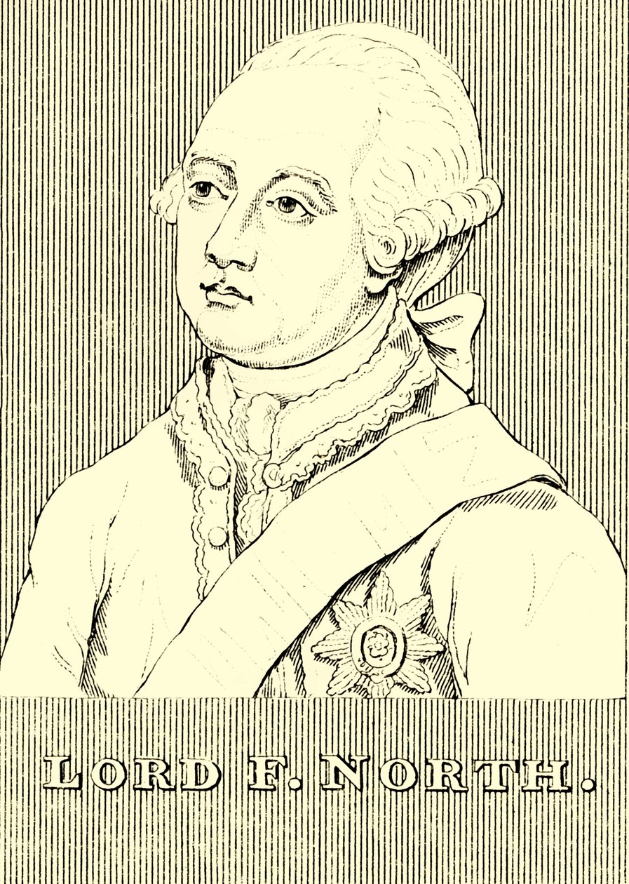 Lord F. North, 1732-1792, 1830. av Unbekannt