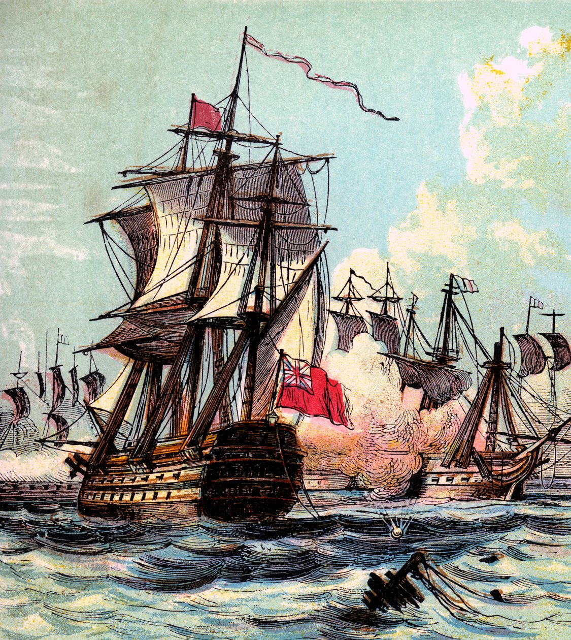 Lord Howes Victory, 1794 c1850-årene av Unbekannt