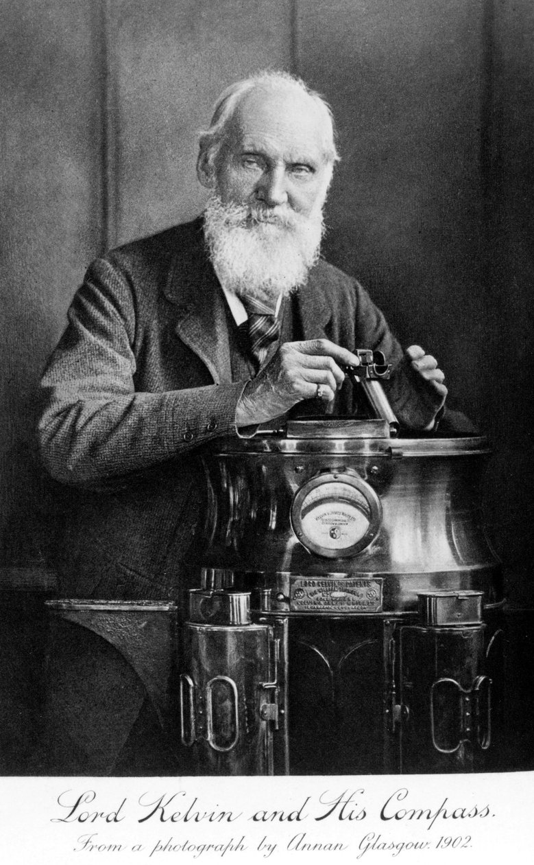 Lord Kelvin og kompasset hans av Unbekannt