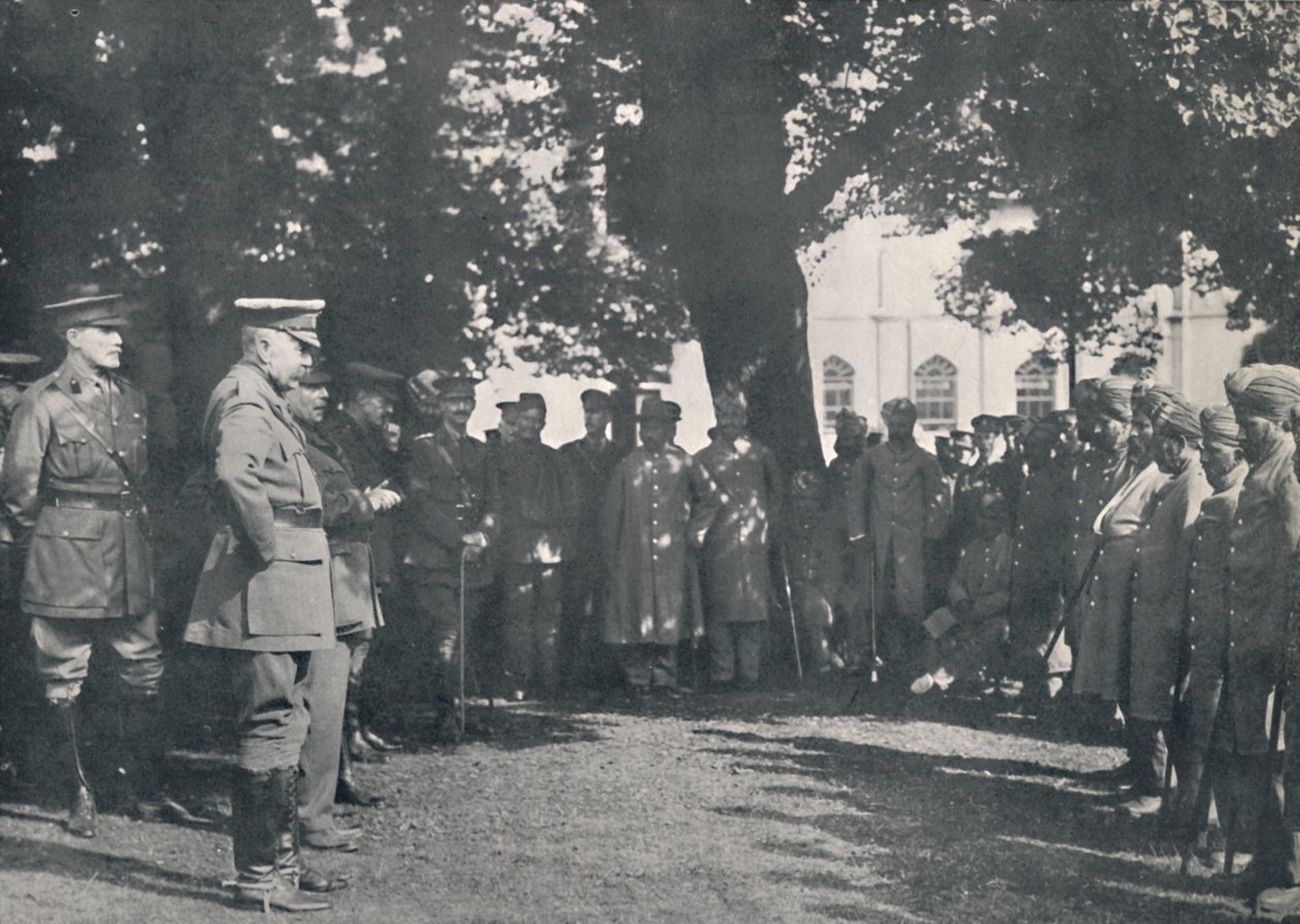 Lord Kitchener henvender seg til indiske pasienter, 20. juli 1915, 1939 av Unbekannt