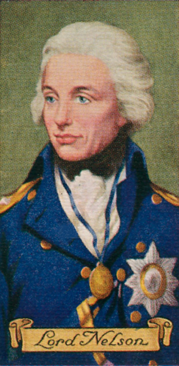 Lord Nelson, hentet fra en serie sigarettkort, 1935 av Unbekannt