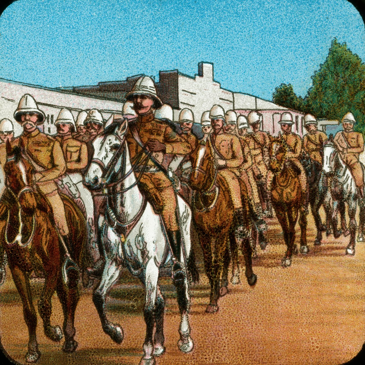 Lord Roberts går inn i Pretoria, Boer War, Sør-Afrika, 1900 1925 av Unbekannt