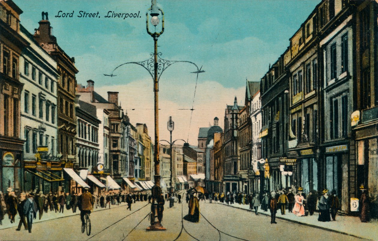 Lord Street, Liverpool, c1910 av Unbekannt