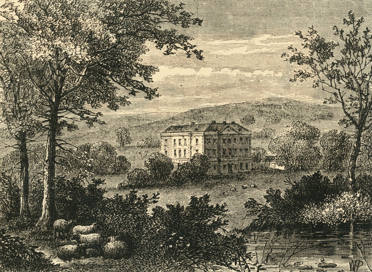Lord Thurlows House, Knights Hill, c1878. av Unbekannt