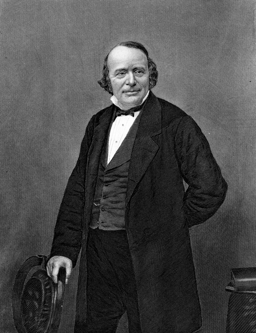 Louis Agassiz 1807-1873, sveitsiskfødt amerikansk naturforsker og glasiolog, c1860 av Unbekannt
