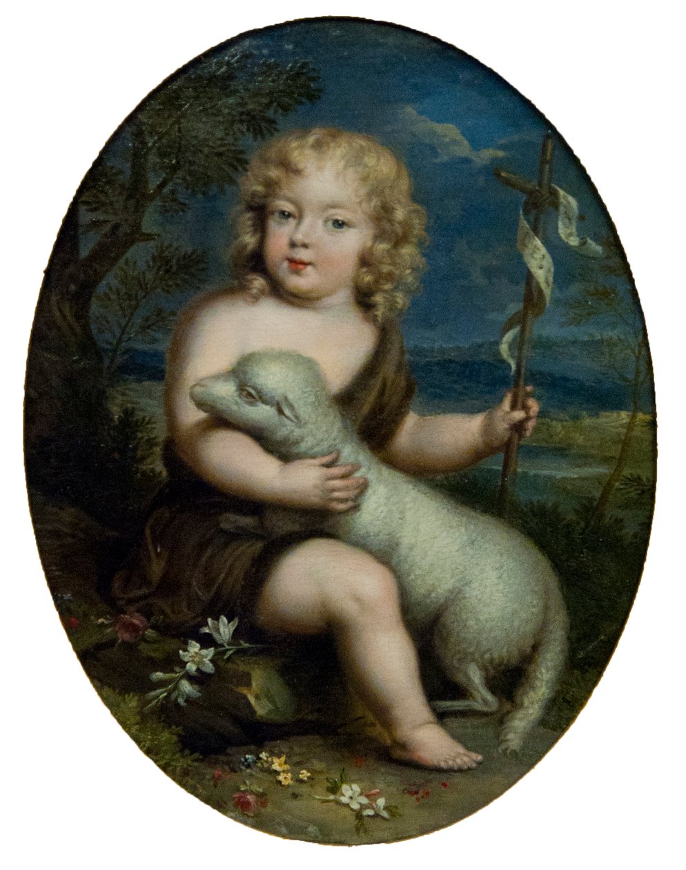 Louis Alexandre de Bourbon, greve av Toulouse 1678-1737 som døperen Johannes, ca. 1680. av Unbekannt