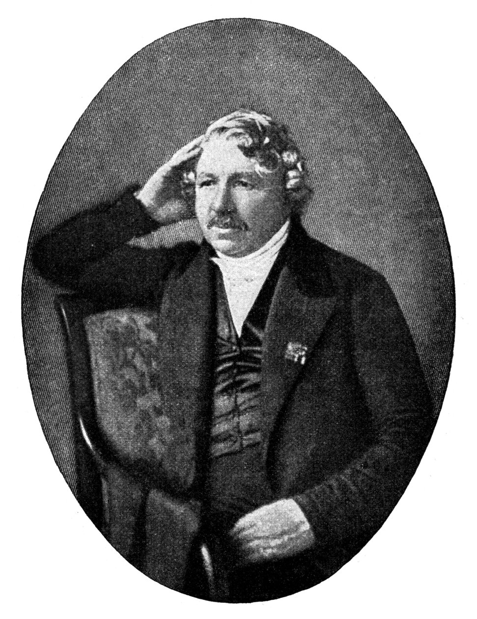 Louis Daguerre 1787-1851, fransk fotograf, 1900 av Unbekannt