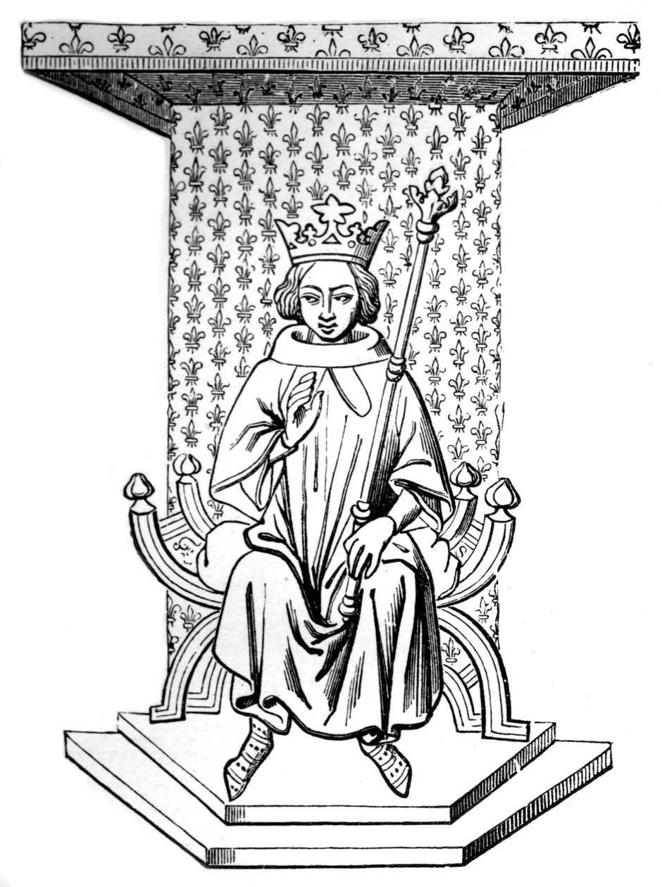 Louis IX, 1300-tallet, 1870 av Unbekannt