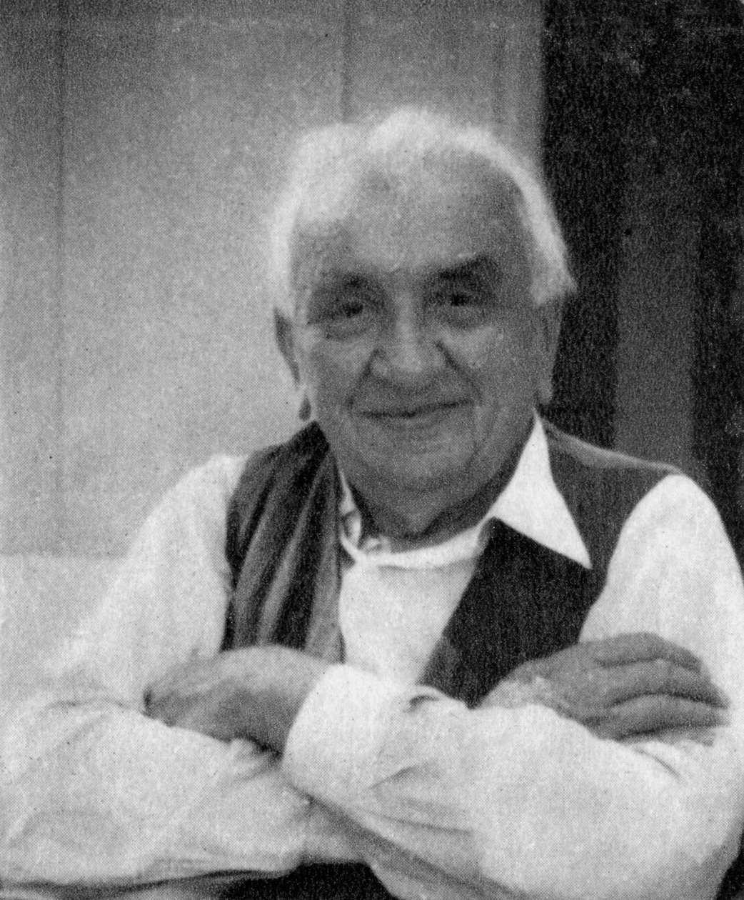 Louis Lumiere , fransk fotograf og kinematograf, 1937 av Unbekannt