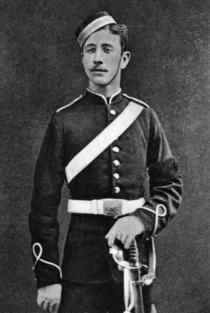 Louis Napoleon, fransk keiserprins, i britisk uniform, 1871-1879 av Unbekannt