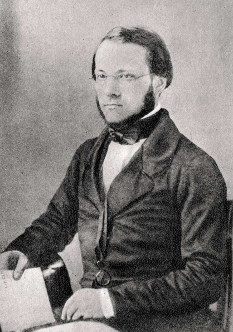 Louis Pasteur , fransk kjemiker og mikrobiolog, 1852 av Unbekannt