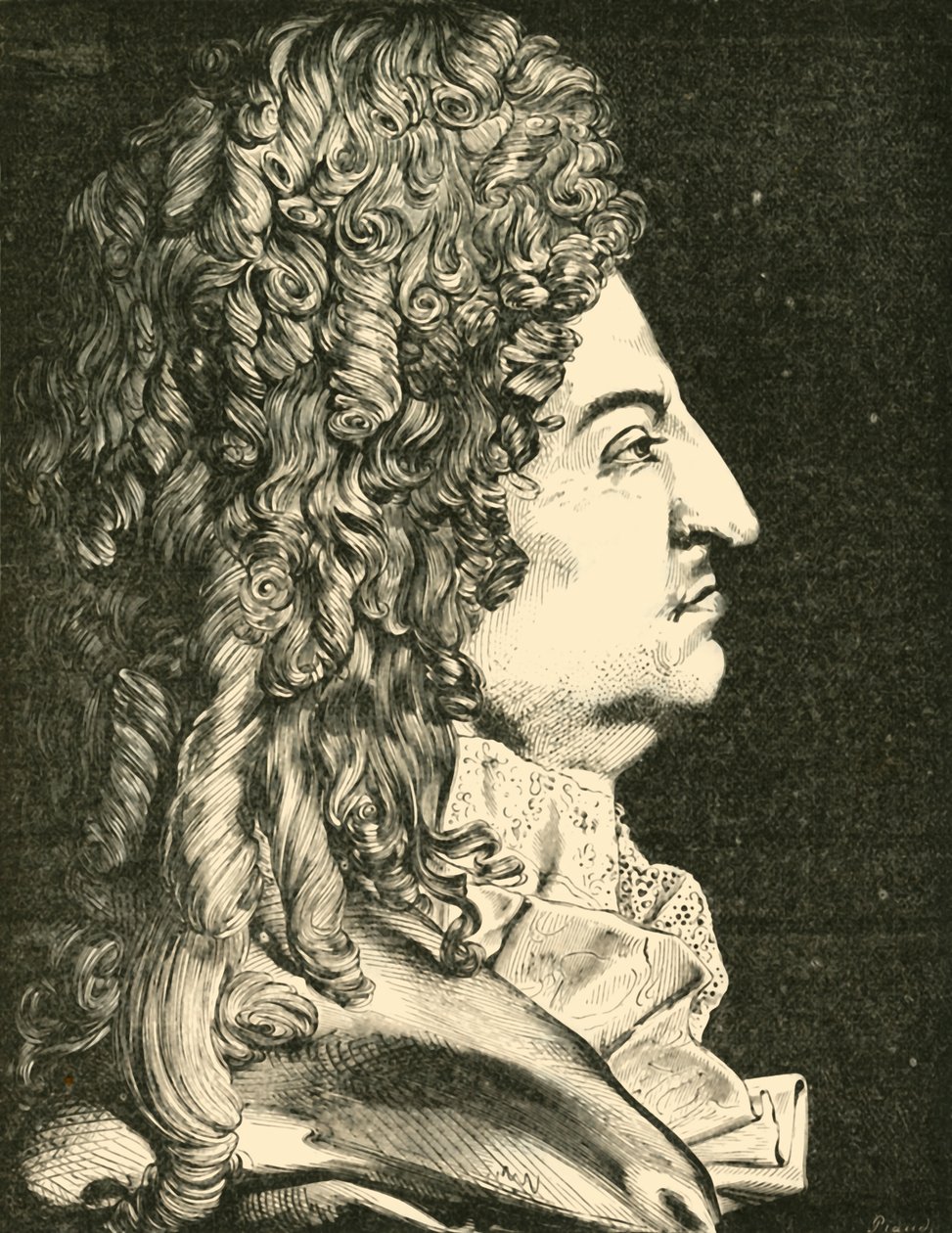 Ludvig XIV, c1680-1690, 1890. av Unbekannt