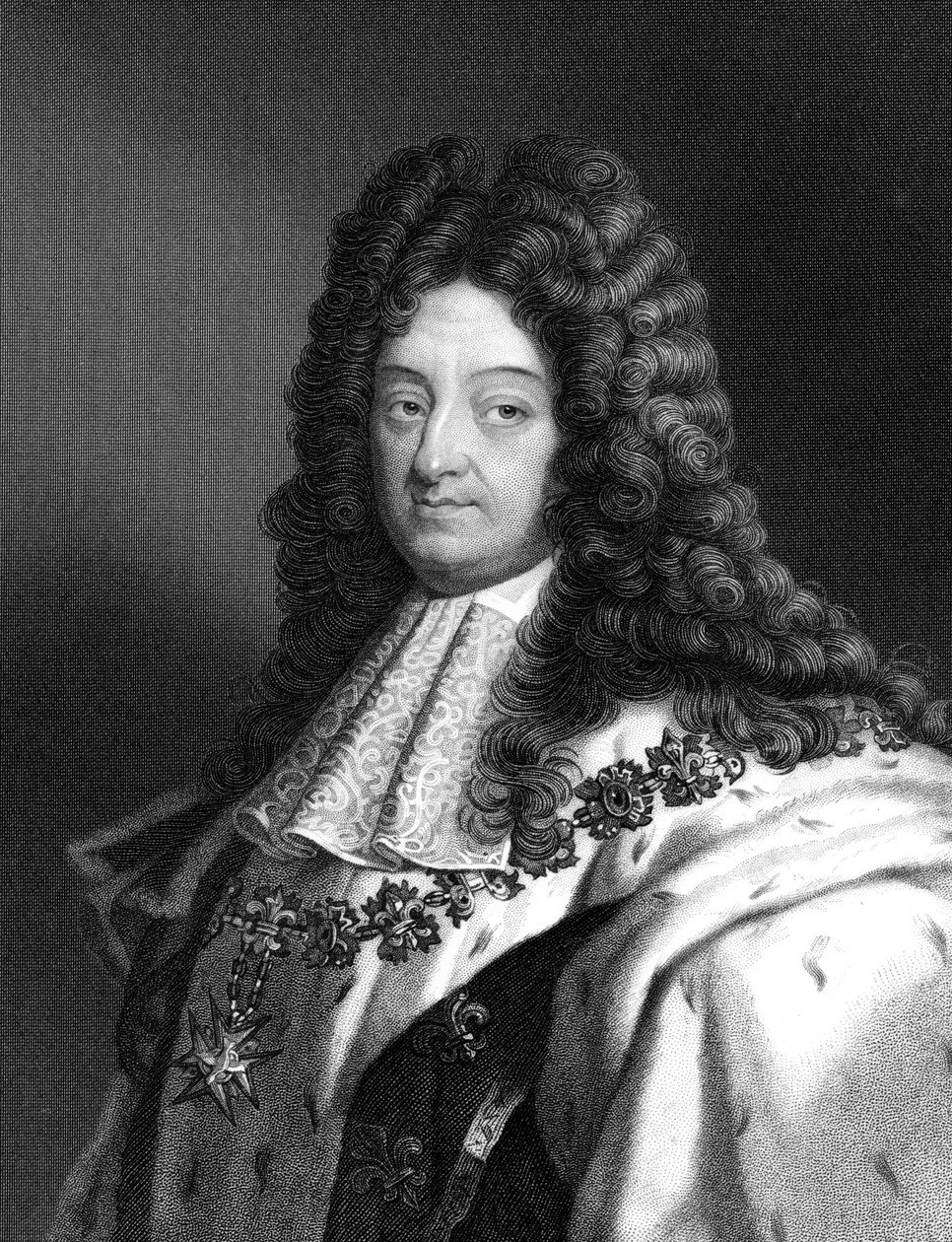 Ludvig XIV, konge av Frankrike fra 1643, c1835 av Unbekannt