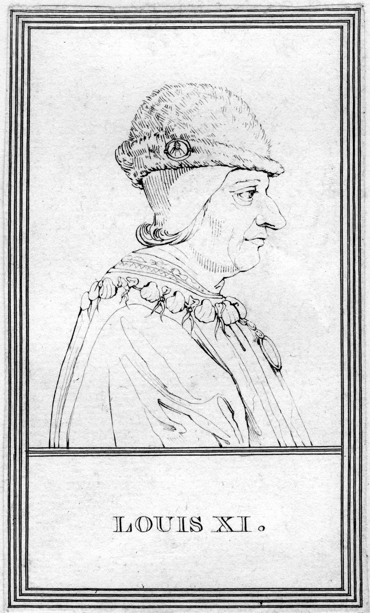 Louis XI, konge av Frankrike av Unbekannt