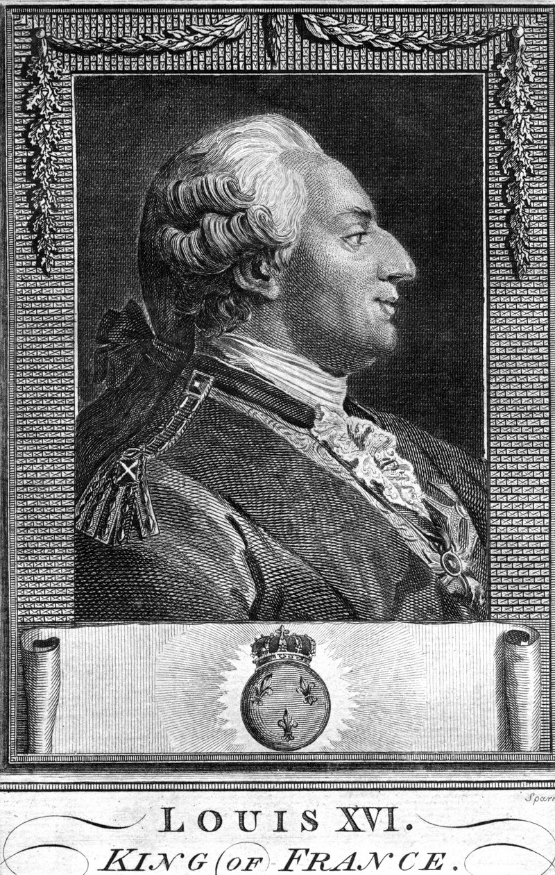 Ludvig XVI, konge av Frankrike av Unbekannt