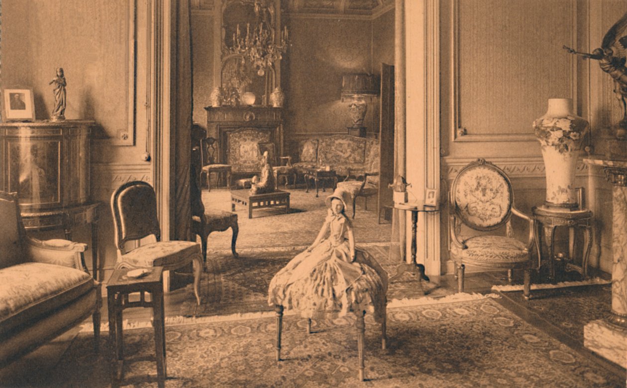 Louis XVI-rommet ved den cubanske ambassaden i Brussel, Belgia, 1927. av Unbekannt