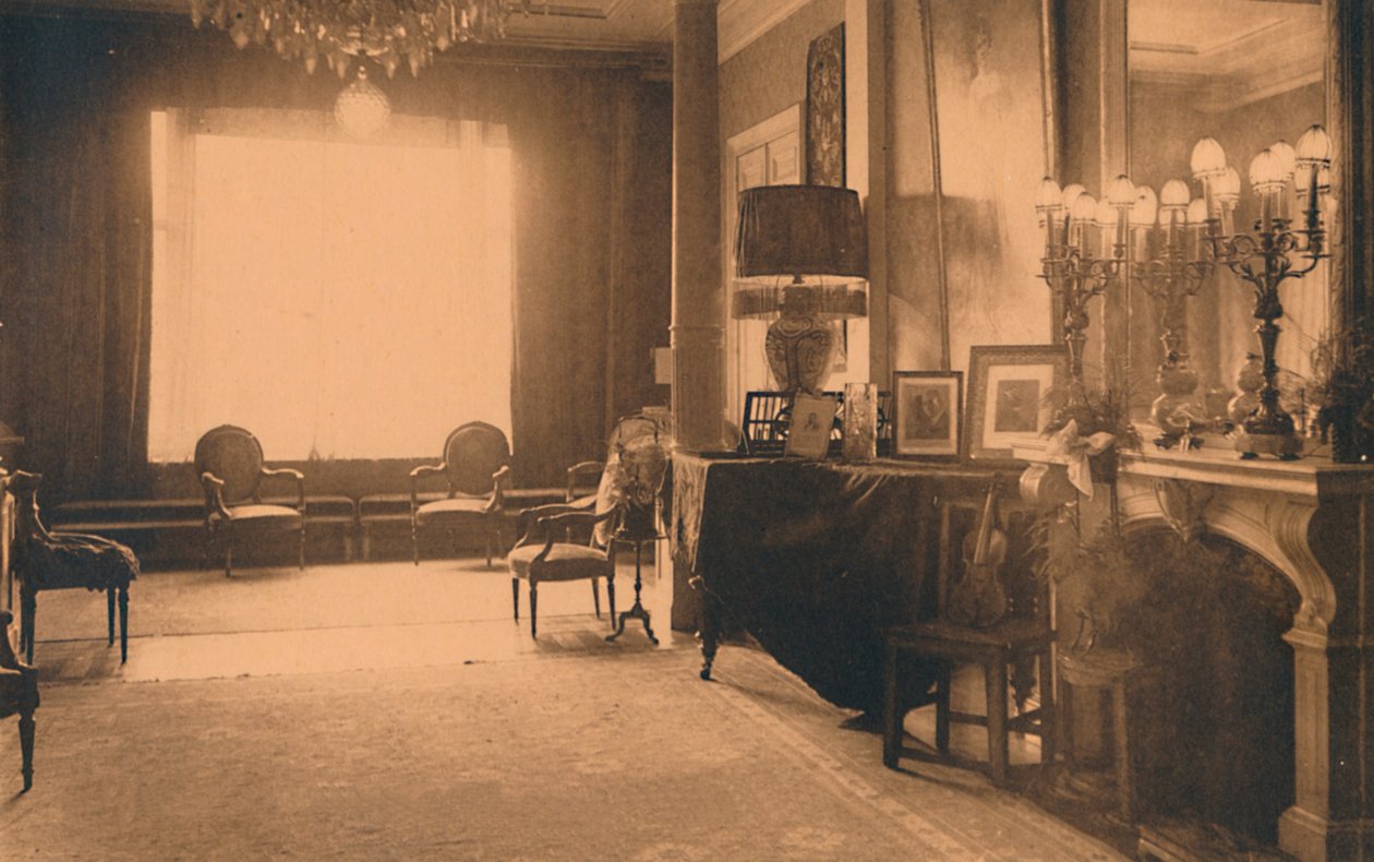 Louis XVI-rommet ved den cubanske ambassaden i Brussel, Belgia, 1927. av Unbekannt