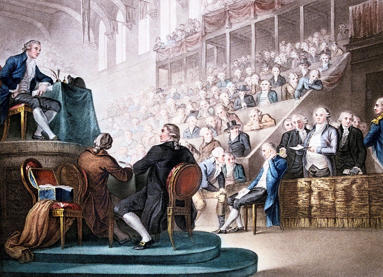 Ludvig XVI ved advokatfullmektigen ved nasjonalkonvensjonen, 26. desember 1792 1796 av Unbekannt