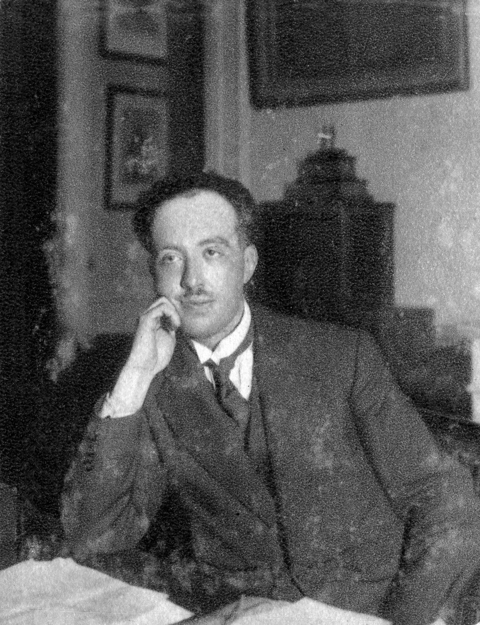 Louis de Broglie , fransk fysiker, 1933 av Unbekannt