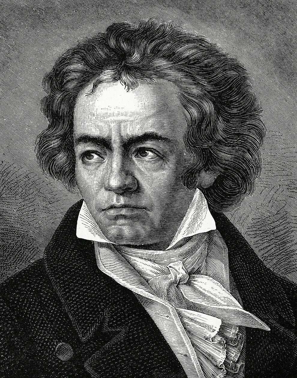 Ludwig van Beethoven 1770-1827, tysk komponist av Unbekannt