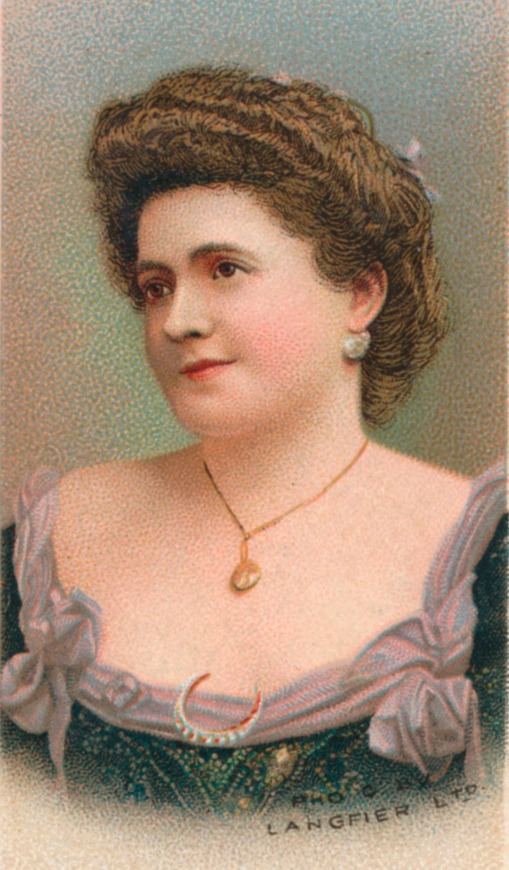Luisa Tetrazzini 1871-1940, italiensk koloratursopran, 1911 av Unbekannt