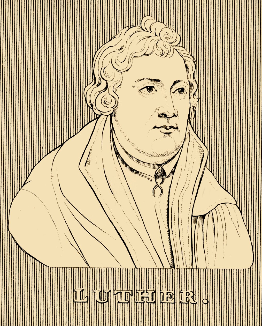 Luther, 1483-1546, 1830. av Unbekannt