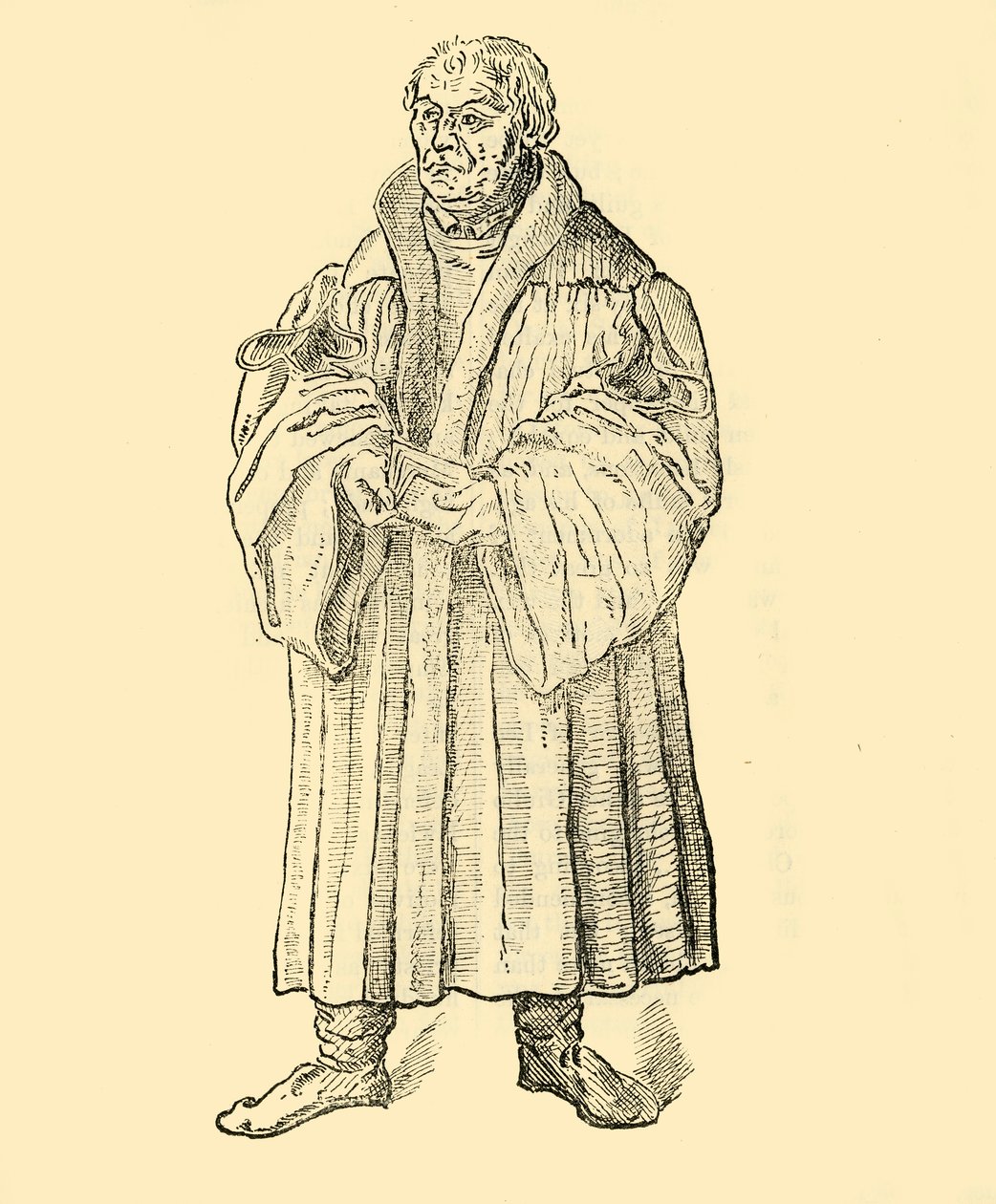 Luther Preaching, c1500-1520, 1890. av Unbekannt