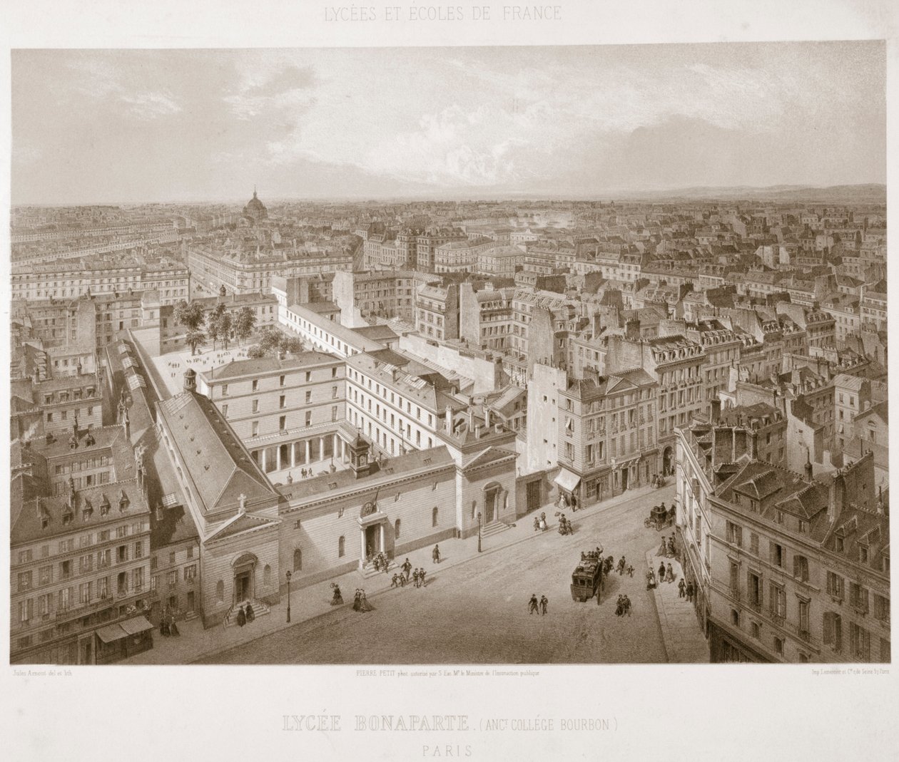 Bonaparte High School, Paris, 1867 av Unbekannt