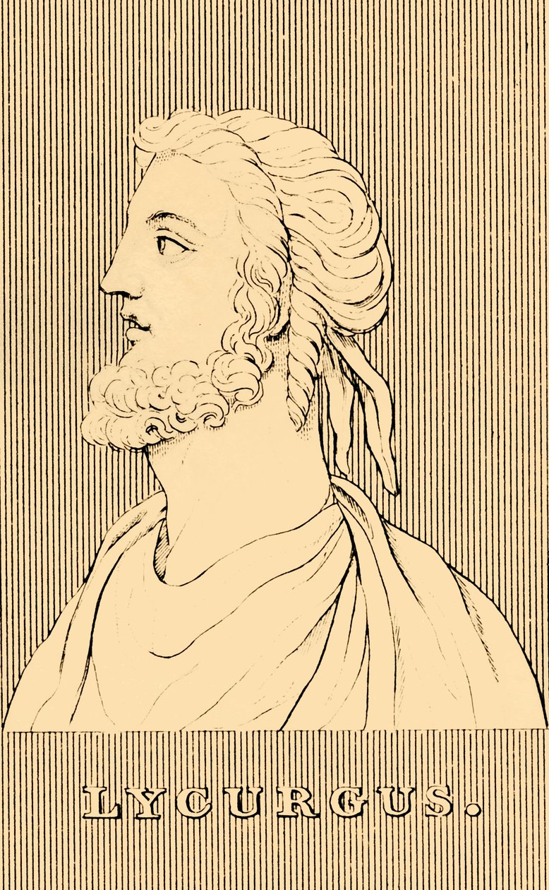 Lycurgus, fl c820 f.Kr., 1830. av Unbekannt