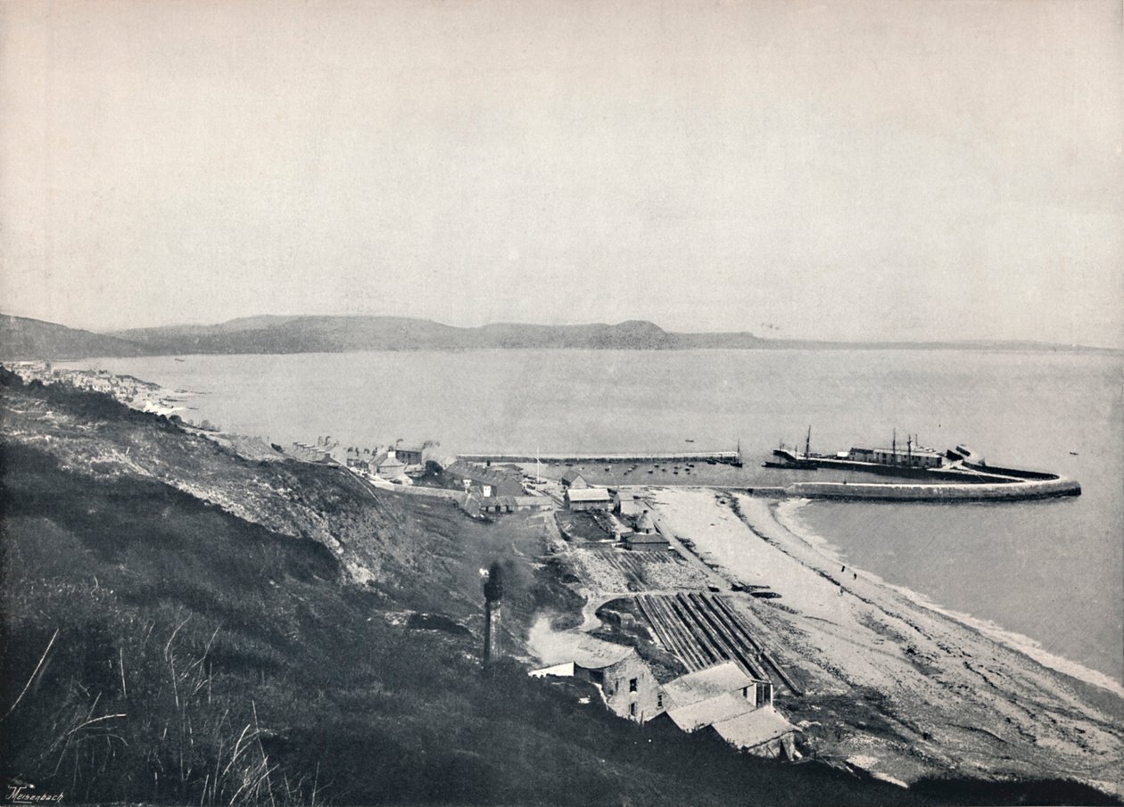 Lyme Regis - Havnen, 1895 av Unbekannt