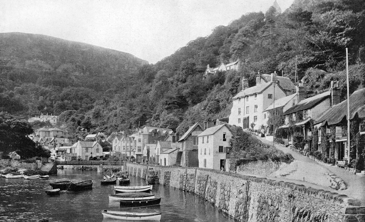 Lynmouth havn, Devon, 1924-1926 av Unbekannt