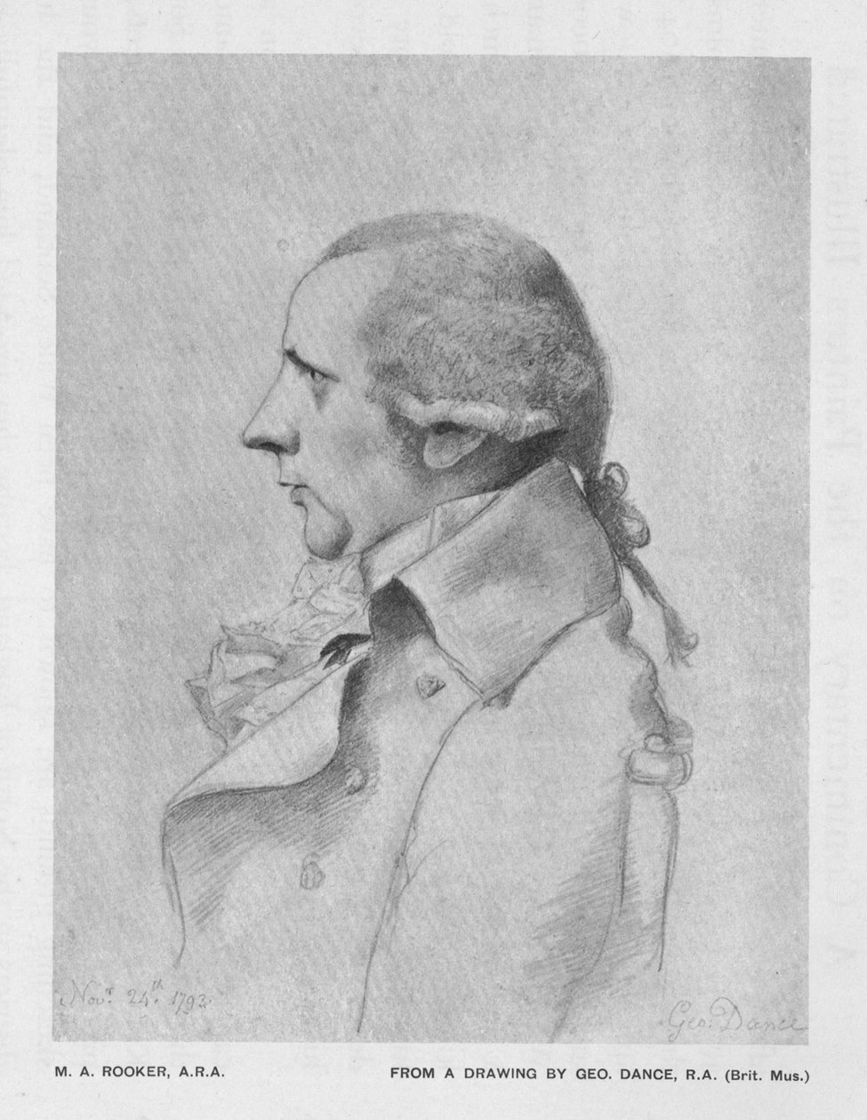 M.A. Rooker, A.R.A., 1793, ca. 1900. av Unbekannt