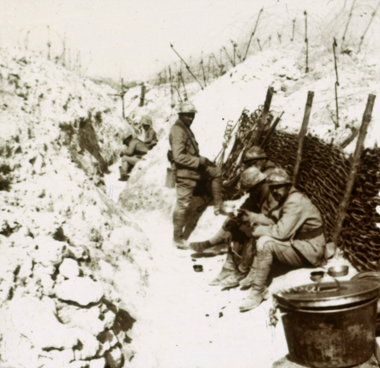 MacDonald-skyttergraver, 1914-c1918 av Unbekannt
