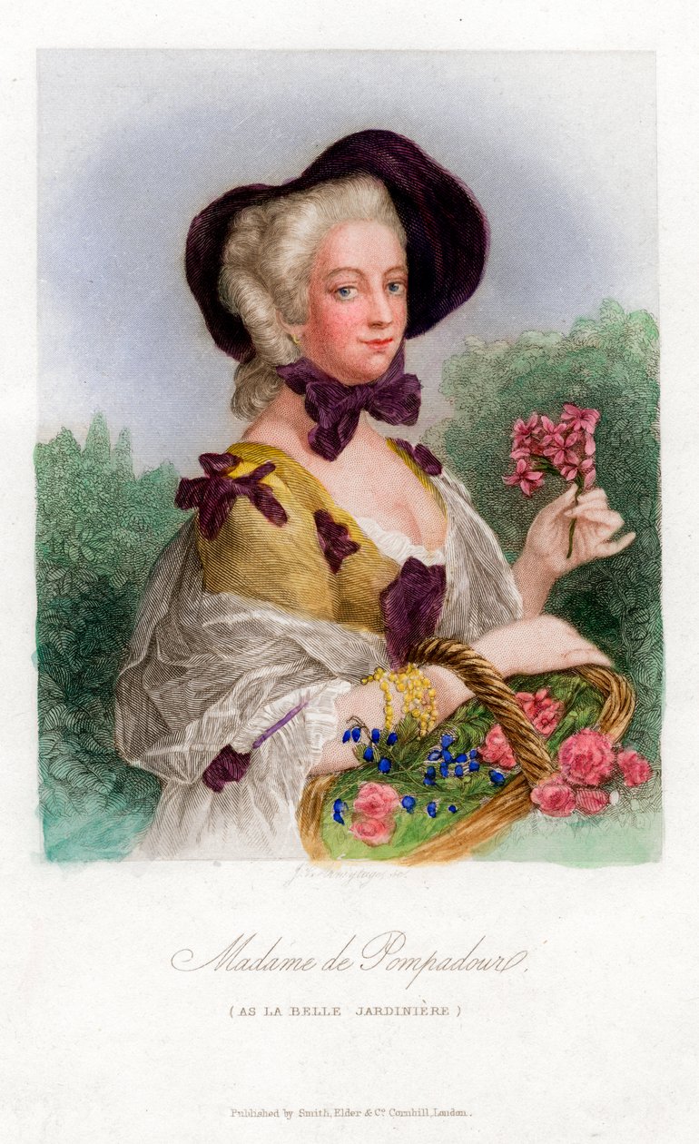 Madame de Pompadour, ca 1740-1800 av Unbekannt