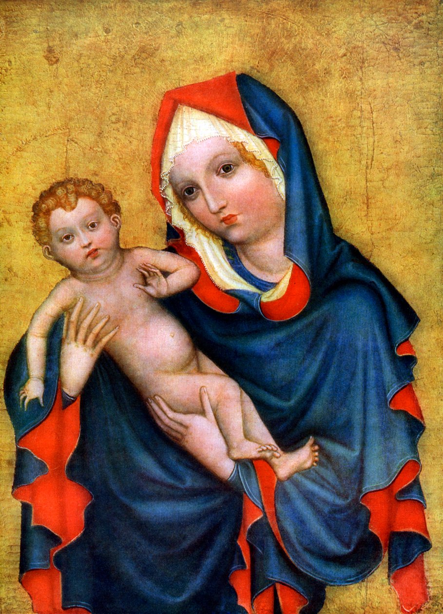 Madonna of the Golden Crown, 1410 1955 av Unbekannt