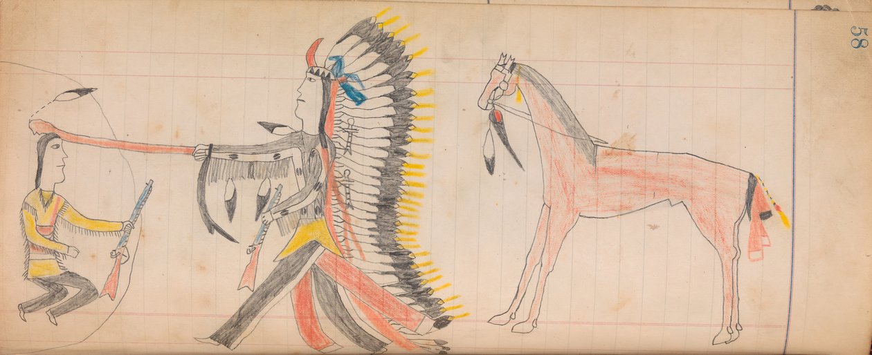 Maffet Ledger: Tegning, ca. 1874-81. av Unbekannt