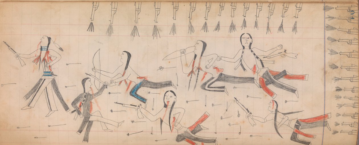 Maffet Ledger: Tegning, ca. 1874-81. av Unbekannt